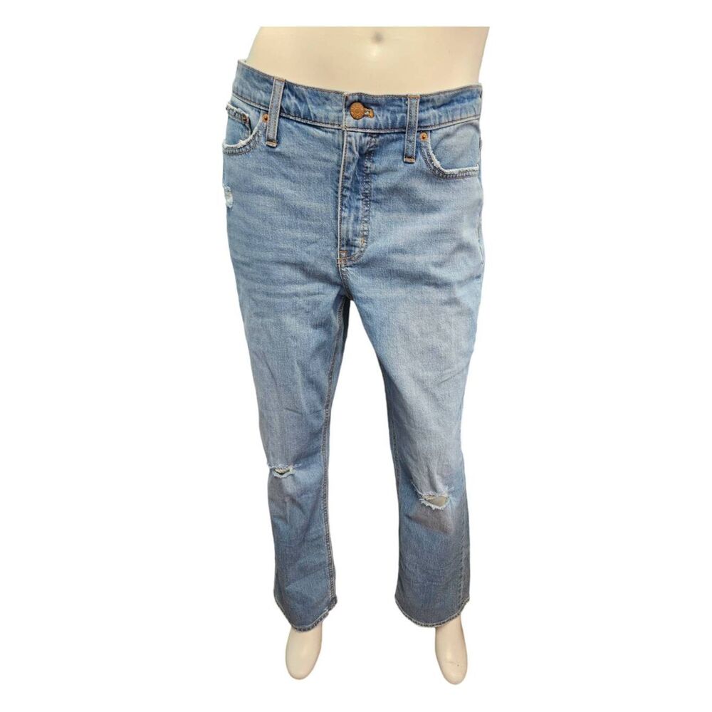 J. Crew Mid Rise Flare Crop Jeans Womens Size 30T